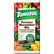 Terreau maraîcher bio 40L - TONUSOL